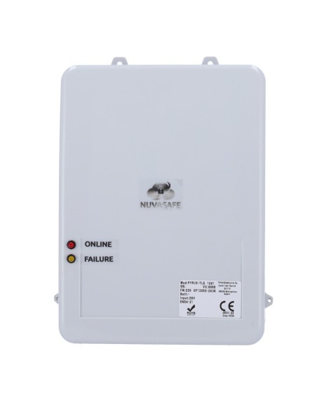 Transmissor de alarme de Pyrus-Tle Nuvathings EN54-21 - Ethernet, GPRS / NBiot / LTE-CAT-M1 + LORA - CRA / CR