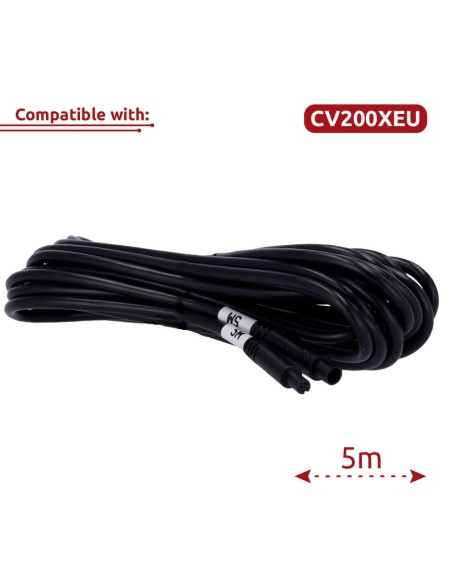 QlClink QL-CAM-EXT-Cabo-2B-5M Extender para câmera B2B-5M - Comprimento 5m - Compatível com CV200XEU