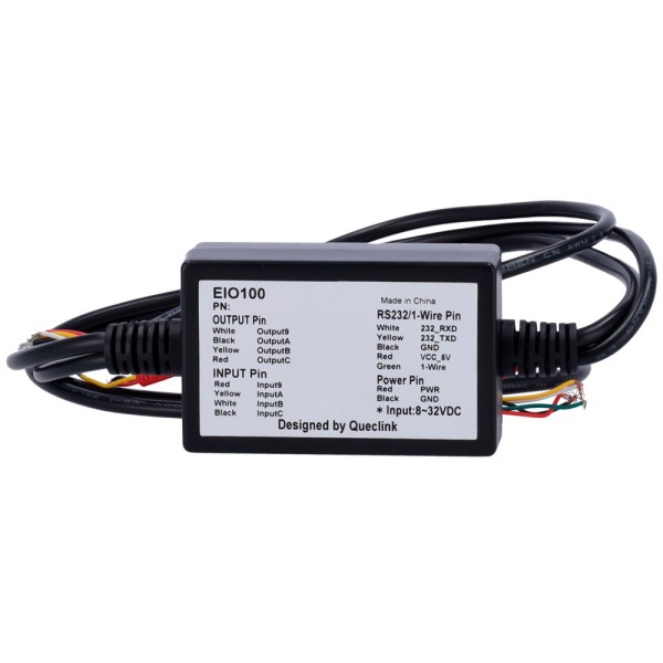 Kaufen QUECLINK QL-EIO100 Quecklink-Expander – 4 digitale Eingänge und 4 digitale Ausgänge – 1‑Wire – kompatibel mit der GV300‑S