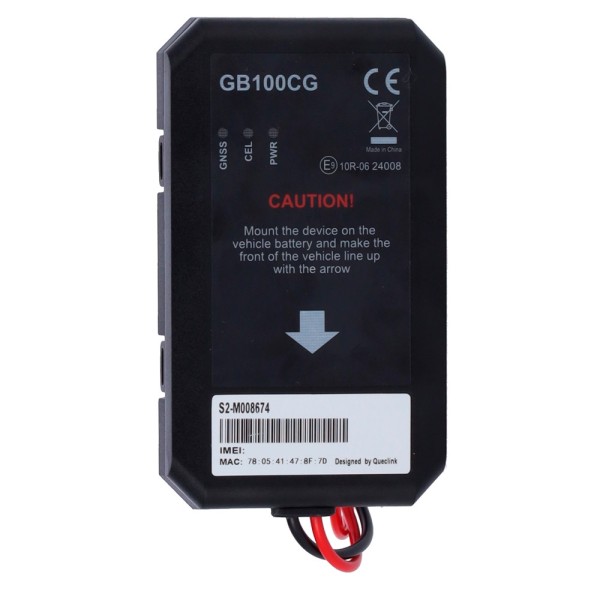 QLCLink QL-GB100CG LTE CAT 1 com Backup 2G - Instalação Simples 2 Fios - Proteção IP 67 - 6 Eixos e Frequência de Amostragem 