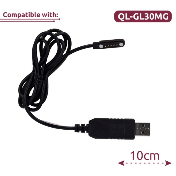 QLCLink QL-GL30MG-UC Cabo de Dados Magnéticos - Compatível com QL-GL30mg - Comprimento 102cm