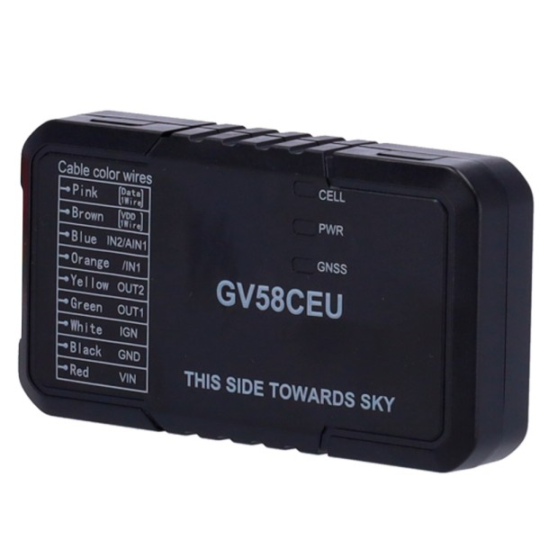 QlClink QL-GV58CEU Mini Tracker Baixo Consumo - LTE CAT 1 com Backup 2G - Compact for Hidden Installations - suporta 1-wir