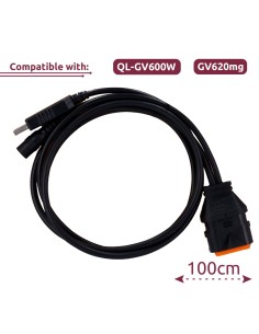Comprar QUECLINK QL-GV600W-UK Cable de configuración - Compatible con QL-GV600W &amp; GV620mg - Longitud 100cm - Alimentador 12V