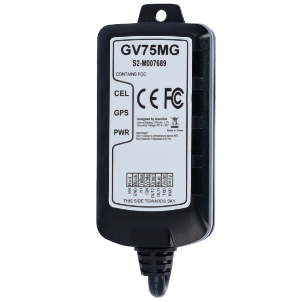 Acheter QUECLINK QL-GV75MG Tracker durci étanche, IP67 - 4G LTE Cat1 avec secours 2G - Large plage de tension 9-90V - B