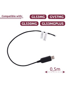QL-UART-Cable-Cable-0.5m UART - 0.5 metros - Compatível com GL53MG / GV57MG / GL530mg / GL53MGPlus