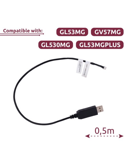 Comprar QUECLINK QL-UART-CABLE-0.5M Cable UART - 0.5 metros - Compatible con GL53MG/GV57MG/GL530MG/GL53MGPLUS QL-UART-CABLE-0.5M