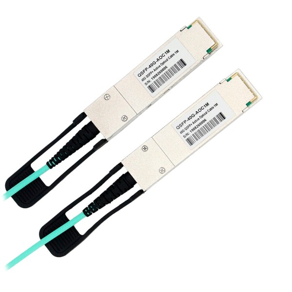 Comprar OEM QSFP-40G-AOC-1M Cable de conexión directa QSFP+ - Velocidad 40Gbps - Modulos QSFP+ en ambos extremos - Ideal para St