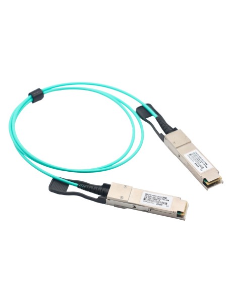 OEM QSFP-40G-AOC-30M Cabo de conexão direto QSFP + - 40Gbps Speed - QSFP + Módulos em ambas as extremidades - Ideal para empilha