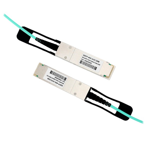 Comprar OEM QSFP-40G-AOC-30M Cable de conexión directa QSFP+ - Velocidad 40Gbps - Modulos QSFP+ en ambos extremos - Ideal para S