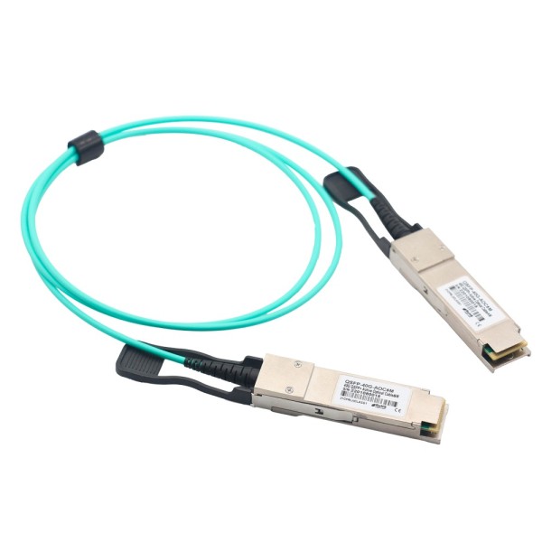 Comprar OEM QSFP-40G-AOC-5M Cable de conexión directa QSFP+ - Velocidad 40Gbps - Modulos QSFP+ en ambos extremos - Ideal para St