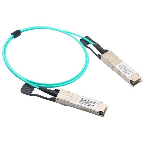 Kaufen OEM QSFP28-100G-AOC-10M aktives QSFP28-Direktanschlusskabel (AOC) – Datenübertragungsrate bis zu 100 Gbit/s – Module
