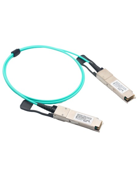 Comprar OEM QSFP28-100G-AOC-5M Cable de conexión directa QSFP28 - Velocidad 100Gbps - Modulos QSFP28 en ambos extremos - Ideal p