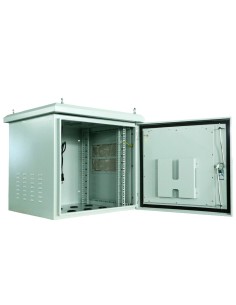 Rack-12U-Outdoor do OEM Rack de parede - até 12U Rack 19 & quot-up to 100 kg carga - com grades de ventilação e