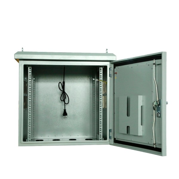 Rack-12U-Outdoor do OEM Rack de parede - até 12U Rack 19 & quot-up to 100 kg carga - com grades de ventilação e