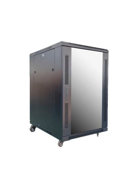 OEM Rack-18AFN-8D Floor Cabeçal - Até 18U Rack 19? - 800 800) - até 800 kg de carga - com ventilação e passes