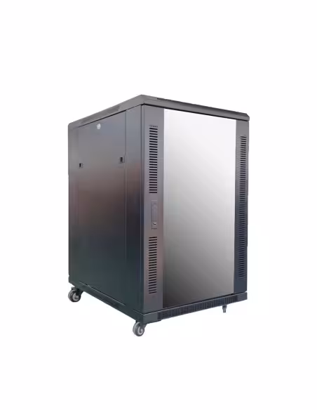 Acheter OEM RACK-18UFN-8D Armoire rack pour tout équipement réseau - Capacité d’installer des appareils jusqu’à 18U - Profondeur