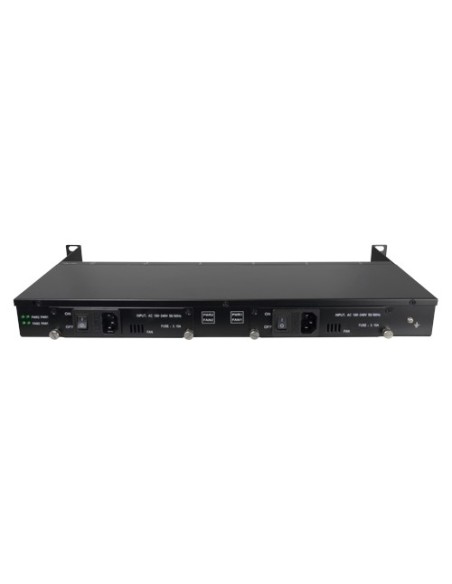 Kaufen OEM RACK-1U12MC-AC220D Metallgehäuse – Zur Rackmontage für bis zu: – 12 Medienkonverter – Doppelte Stromversorgung – 1
