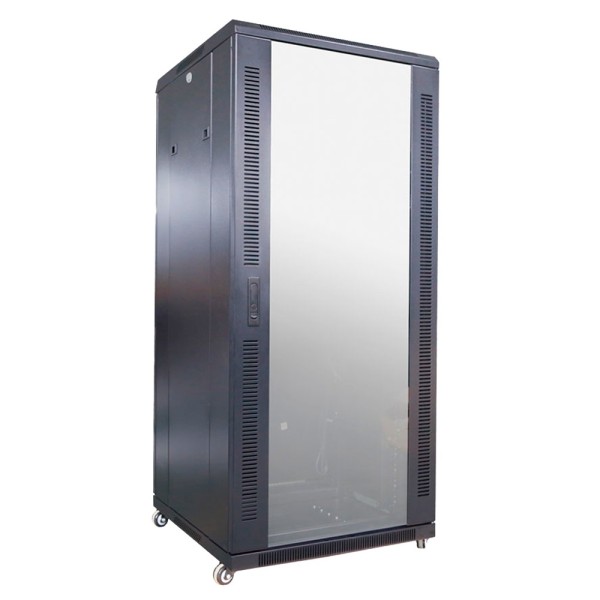 Gabinete de rack de assoalho de rack-27UFN de OEM - até 27u rack de 19 "600 600) - até 800 kg de carga - com ventilação e pasaca