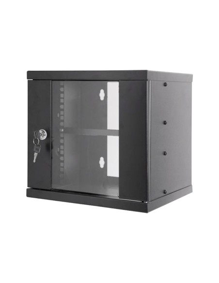 Comprar OEM RACK-6U-10INCH Armario rack para pared - Hasta 6U rack de 10" - Hasta 15 Kg de carga - Con pasacables - Bandeja