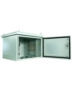 Rack-6U-Outdoor Rack de Roupeiro de OEM - até 6U Rack de 19 & quot - até 100 kg de carga - com grades de ventilação e p