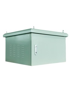 Rack-6U-Outdoor Rack de Roupeiro de OEM - até 6U Rack de 19 & quot - até 100 kg de carga - com grades de ventilação e p 2