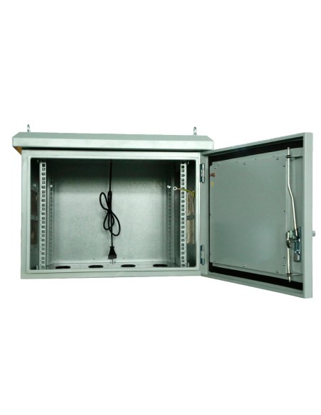 Rack-6U-Outdoor Rack de Roupeiro de OEM - até 6U Rack de 19 & quot - até 100 kg de carga - com grades de ventilação e p