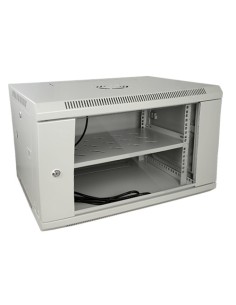 Roupeiro de parede de parede de rack-6ugg de OEM - Acima de 6U Rack de 19 & quot-up a 60 kg carregando - com ventilação e mesas 