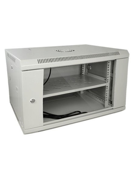 Comprar OEM RACK-6UG Armario rack para pared - Hasta 6U rack de 19" - Hasta 60 Kg de carga - Con ventilación y pasacables -
