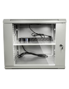 Roupeiro de parede de parede de rack-6ugg de OEM - Acima de 6U Rack de 19 & quot-up a 60 kg carregando - com ventilação e mesas  2