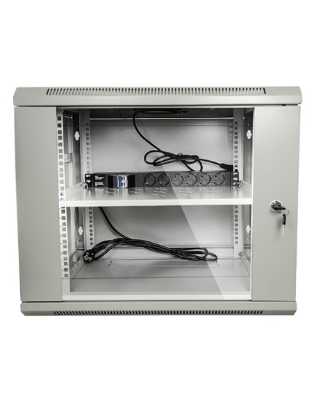 Comprar OEM RACK-6UG Armario rack para pared - Hasta 6U rack de 19" - Hasta 60 Kg de carga - Con ventilación y pasacables -