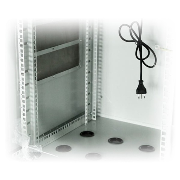 Rack-9u-Outdoor do OEM Roupeiro ao ar livre Rack - até 9U Rack 19 & quot-up a 100 kg de carga - com grades de ventilação e p