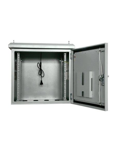Comprar OEM RACK-9U-OUTDOOR Armario rack para pared - Hasta 9U rack de 19" - Hasta 100 Kg de carga - Con Rejillas de ventil