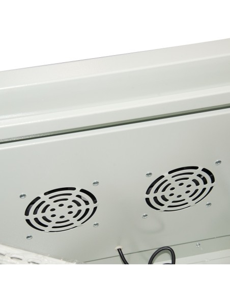 Rack-9u-Outdoor do OEM Roupeiro ao ar livre Rack - até 9U Rack 19 & quot-up a 100 kg de carga - com grades de ventilação e p