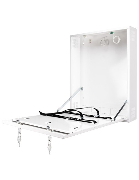 Rack-DVRBox-Caixa de segurança OEM - Especial para instalação de parede - Formato vertical - 2 chaves e fechaduras - em