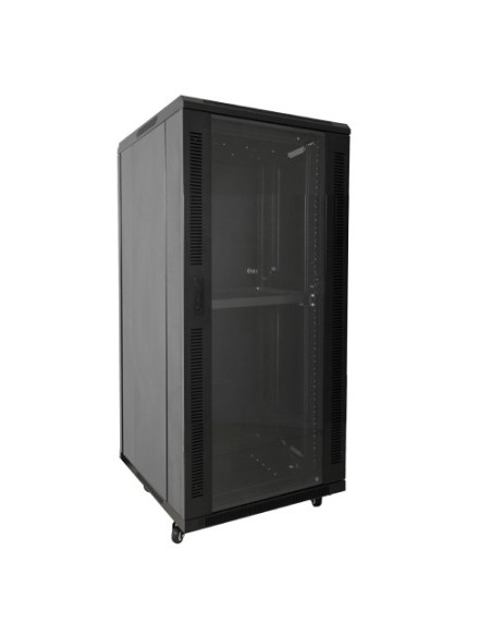 OEM Rack-F18 Um armário de rack de assoalho - até 18U Rack de 19 & quot-up to 800 kg Carregando - com ventilação e fábricas - 2 