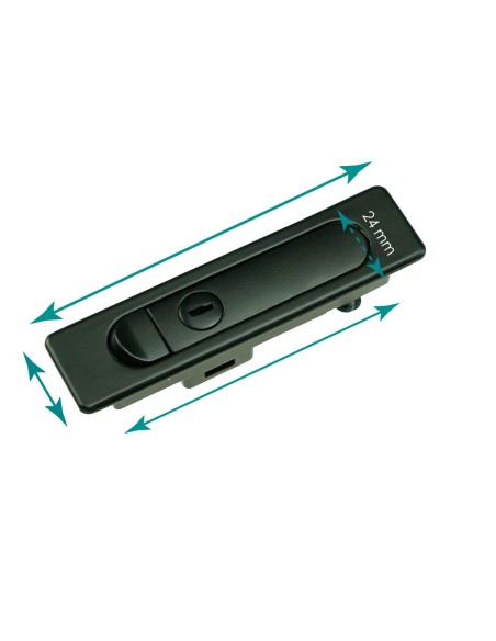 Kaufen OEM RACK-SPLOCK Rackschloss (Federmechanismus) – Für die vordere Tür eines Standracks – Metall – Inklusive 2 Schlüssel