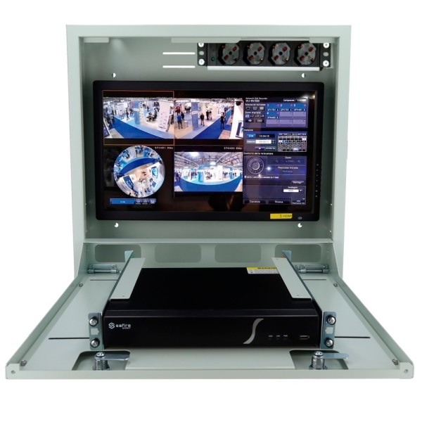 Caixa de segurança da parede de rack de OEM - especial para instalação de parede - Formato vertical - 2 chaves e fechaduras - in