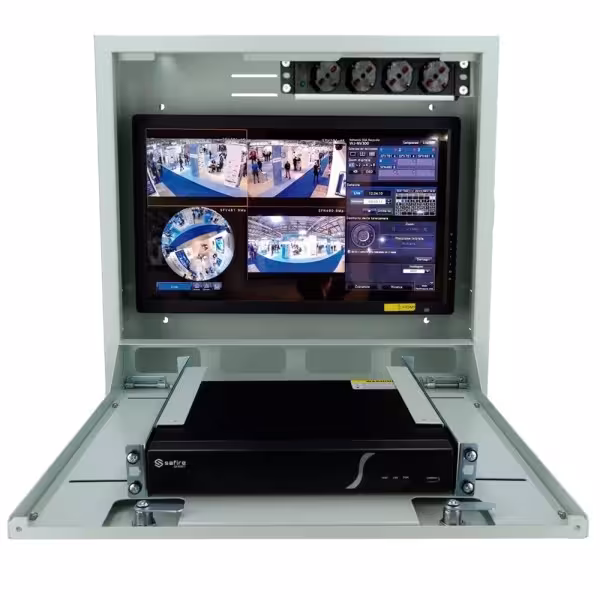 Comprar OEM RACK-WALL Armario rack mural de seguridad para pared - Ocupa muy poco espacio por su fondo de 15 cm - Máxima protecc