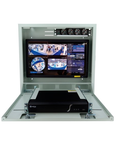 Caixa de segurança da parede de rack de OEM - especial para instalação de parede - Formato vertical - 2 chaves e fechaduras - in