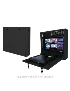 Rack-Wall-B Seguro - Especial para instalação de parede - Formato vertical - 2 chaves e fechaduras - ingressos Lat