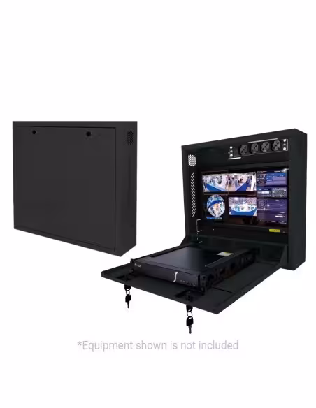 Kaufen OEM RACK-WALL-B Sicherheits-Wand-Rackschrank für die Wand – Benötigt dank 15 cm Tiefe sehr wenig Platz – Maximaler Schutz