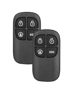 Acheter CHUANGO RC-80 2 télécommandes multifonctions - Sans fil - Armement, armement silencieux et partiel - Désarmement - Bouto