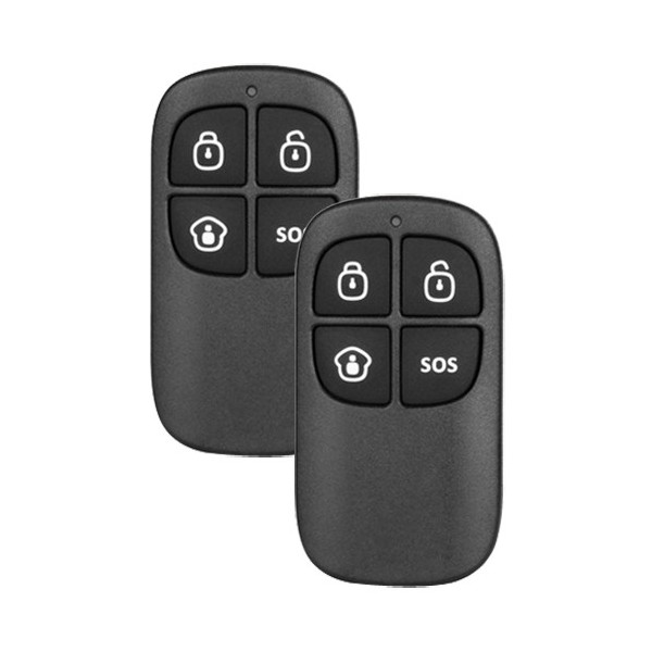 Chuango RC-80 2 Controle Remoto Multifuncional - Wireless - Armado, Silencioso e Parcial Armado - Botão Desarmado - SOS (