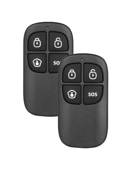 Comprar CHUANGO RC-80 2 Mandos a distancia multifunción - Inalámbrico - Armado, armado silencioso y parcial - Desarmado - Botón 