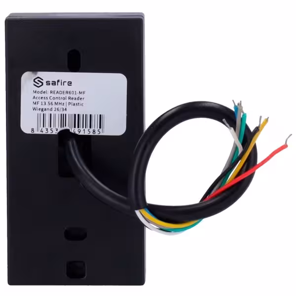 Comprar SAFIRE READER601-MF Lector de acceso para marcos - Acceso por tarjeta MF - Indicador LED y acústico - Wiegand 26/34 - Co
