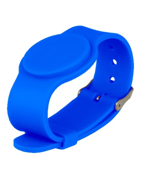 Comprar CARDCUBE RFID-BAND-ADJ-B Pulsera de proximidad - ID por radiofrecuencia - EM pasivo | Color azul - Baja frecuencia 125 k