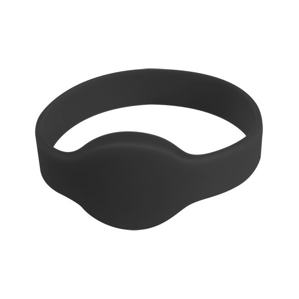 CardCube RFID-Band-BK Pulseira de proximidade - ID de radiofrequência - em passivo | Preto - baixa frequência 125 kHz - Diam