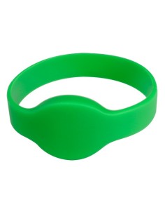 CardCube RFID-Band-g Pulseira de proximidade - ID de radiofrequência - em passivo | Cor verde - baixa frequência 125 kHz - diâme