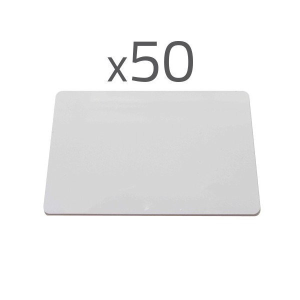 Comprar CARDCUBE RFID-CARD-50P Tarjeta de proximidad - ID por radiofrecuencia - EM pasivo | Formato CR80 - Baja frecuencia 125 k