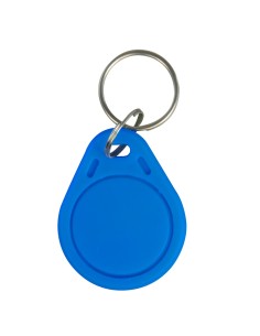 CardCube RFID-Tag Keychain Tag de proximidade numerada - ID de radiofrequência - em passivo | Cor azul - baixa frequência 125 kH